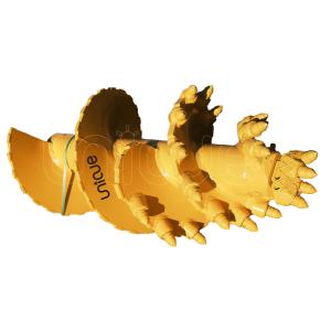 Double Head Single Spiral Length 2m Auger Drill Bit With 200*200 Kelly Box