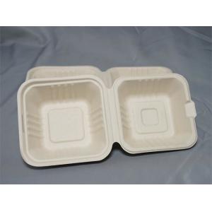 6" Hamburger Biodegradable Sugarcane Plates Restaurants