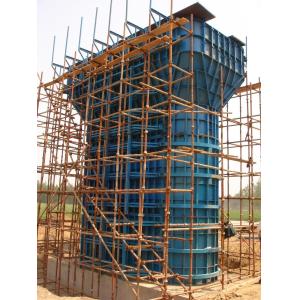 Cheap Customized Pier Steel Column Formwork Easy Maintenance And Long Service Life for sale