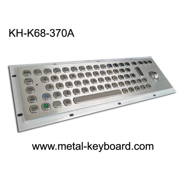 Quality Ruggedized Industrial Keyboard with Trackball , SS Stainless Steel Keyboard wholesale