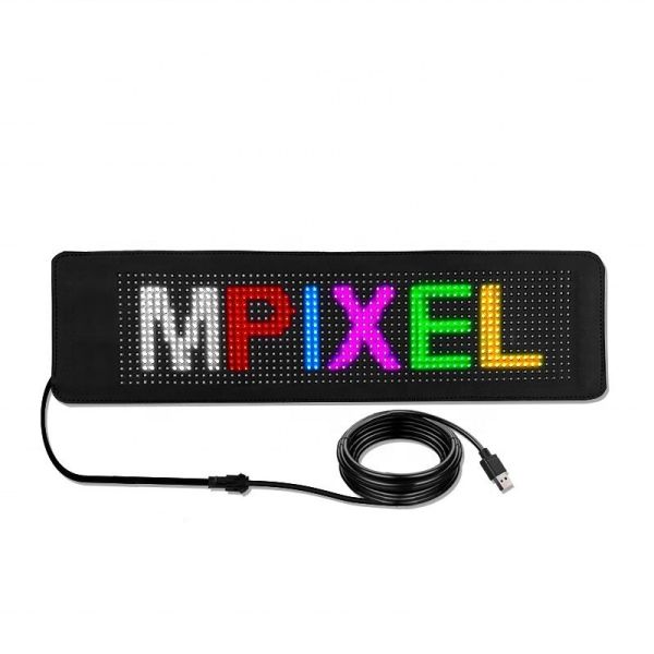 Rolling Pattern Animation Image Bluetooth App Control Panel Flexible LED Car