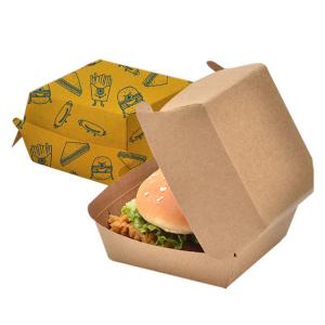 Eco Friendly Kraft Paper Takeaway Box Biodegradable Take Out Containers