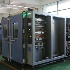 Double Door Air Cooled High And Low Temperature Test Chamber With LCD Touch