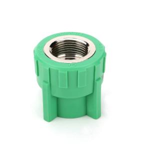 Cheap Sanitary Plastic PPR Pipe Fittings Female Threaded Coupling Welding Connection for sale