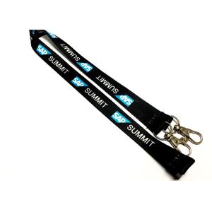 Special Two Metal Hooks Custom Printed Lanyards Safety Breakaway Attachments