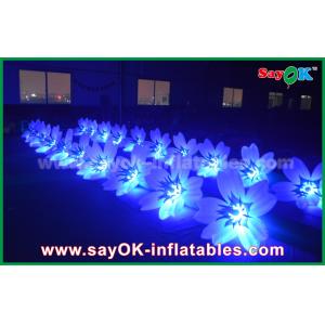 China 8m Colorful Inflatable Lighting Wedding Flower Chain Decoration In Stage on sale