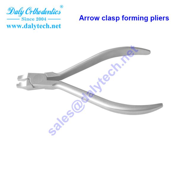 Arrow clasp forming pliers of dental forceps from orthodontic supplies