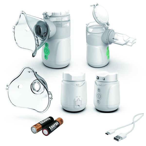 Mini Cough Drug Atomizer Cold Cough Nebulizer Machine Removable Battery Kids Adult Household Portable Mesh Nebulizer