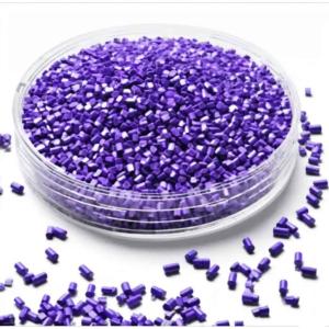 Bulk Food Grade PET Masterbatch Purple Color Migration Resistant