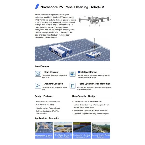 PV Panel Cleaning Robot B2