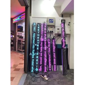 Custom P3mm RGB LED Moving Sign Board With 16port Exchanger