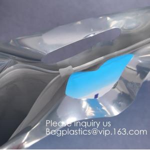 Slider Zipper Handle Foil Thermal Cooler Bag, Reusable Insulated, Refrigerated