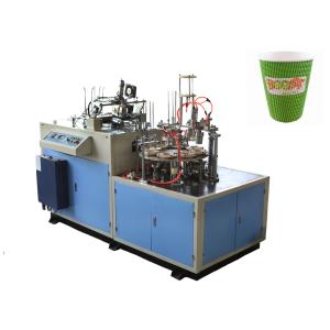 Hollow / Corrugated Double Wall Paper Cup Sleeve Forming Machine 24 Hours Stable