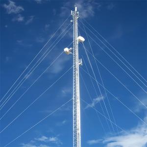 Radio 4g 5g Isp Carbon Steel Communication Lattice Guy Mast Tower Triangular