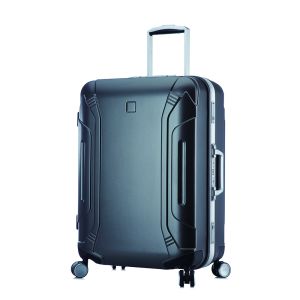 China Business Suitcase Code Lock Trolley Luggage with Spinner Wheels Carry-on Boarding Aluminium Frame Closure Travel Luggage on sale