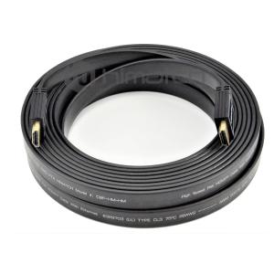 50 Foot 4k HDMI Cable , Flat High Speed HDMI Cable 4k For LCD Display Monitor
