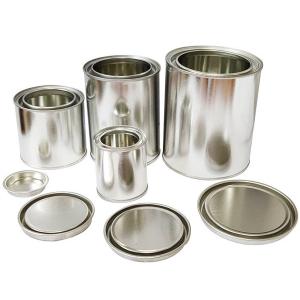 22L Large Square Tin Can CMYK Chemical Oil Pail Bucket