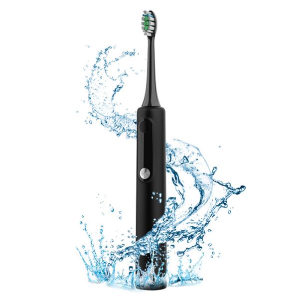Rechargeable Travel Vibration Automatic Sonic Electric Toothbrush with LCD for