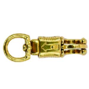 Solid Brass Round Swivel Eye Panic Snap Hook Quick Release