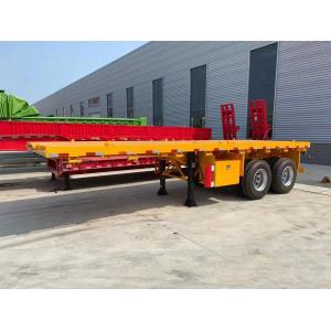 China 50T Load Capacity AND9400 Container Transport Flatbed Trailer Durable on sale