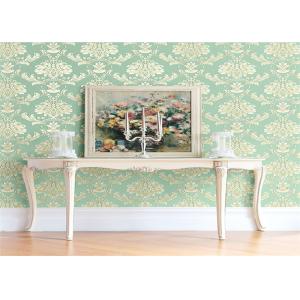 High End Flower Feature Wall Wallpaper Fireproof With European Style