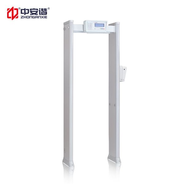 Quality Security Metal Detector Door Walk Through Body Temperature Measuring door 18detection zones wholesale