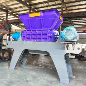 Double Shaft Scrap Metal Shredder with 6400×2700×3500 mm Size 2000×1490 mm Feed