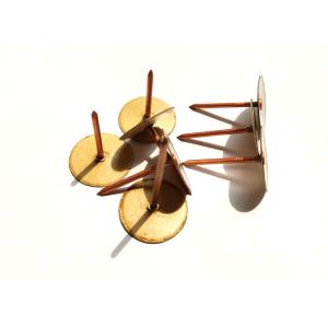 Bevel Edge Cup Head Insulation Weld Pins With retaining washer