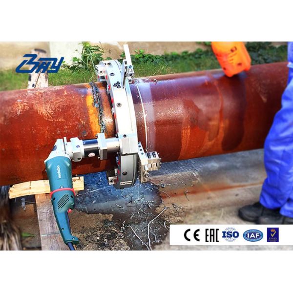 Adjustable Bearing System Hydraulic Pipe Cutting And Beveling Machine Cost