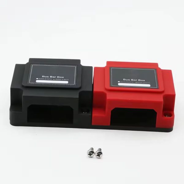 Quality Heavy Duty Module 8x3/8" M10 Stud Terminal Battery Distribution Block BusBar Box Car Audio Power Distribution Block wholesale