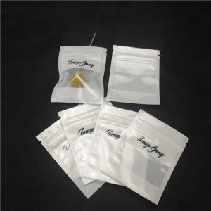 Transparent Front Glossy Shiny Plastic Zipper Pouches Necklace Jewellery Packing