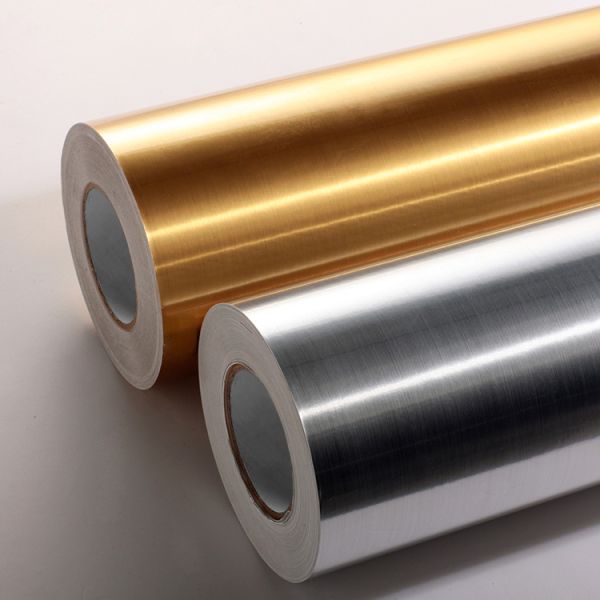 Printing Materials Coated Paper with Permanent Adhesive and Transparent PET Film