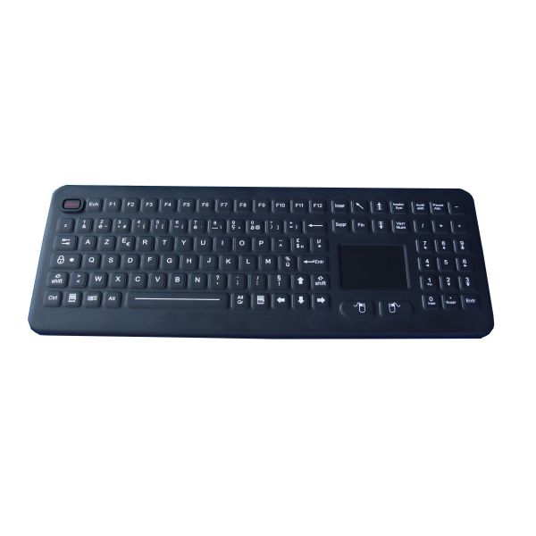 IP68 Waterproof antibacterial backlight Medical Keyboard with ruggedized &