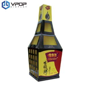 Cheap Custom Cardboard Market Stand Saving Space For Home Security Products for sale