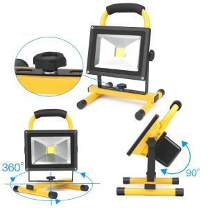 30W Security Outdoor Led Work Lights , Rechargeable Led Flood Light For Fishing