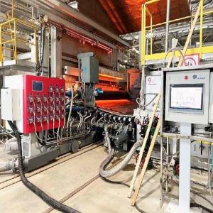 300Tpd 1.8mm-4mm Calender Automatic Calendering Machine for Pattern Glass