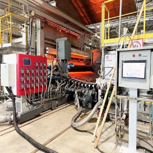 300Tpd 1.8mm-4mm Calender Automatic Calendering Machine for Pattern Glass