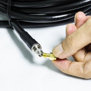 LMR400 RF Coaxial Cable Assembly with N-Male to SMA-Male Plug 50 OHM Input