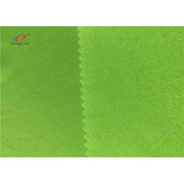 220 GSM Black Recycle Polyester Spandex Fabric Warp Knit 4 Way Stretch Spandex Fabric