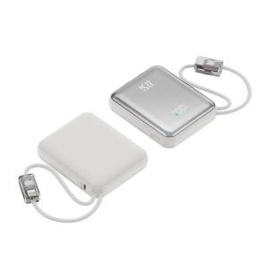 Mini Travel Power Bank 20000mah Compact Portable Charger With 3 Simultaneous